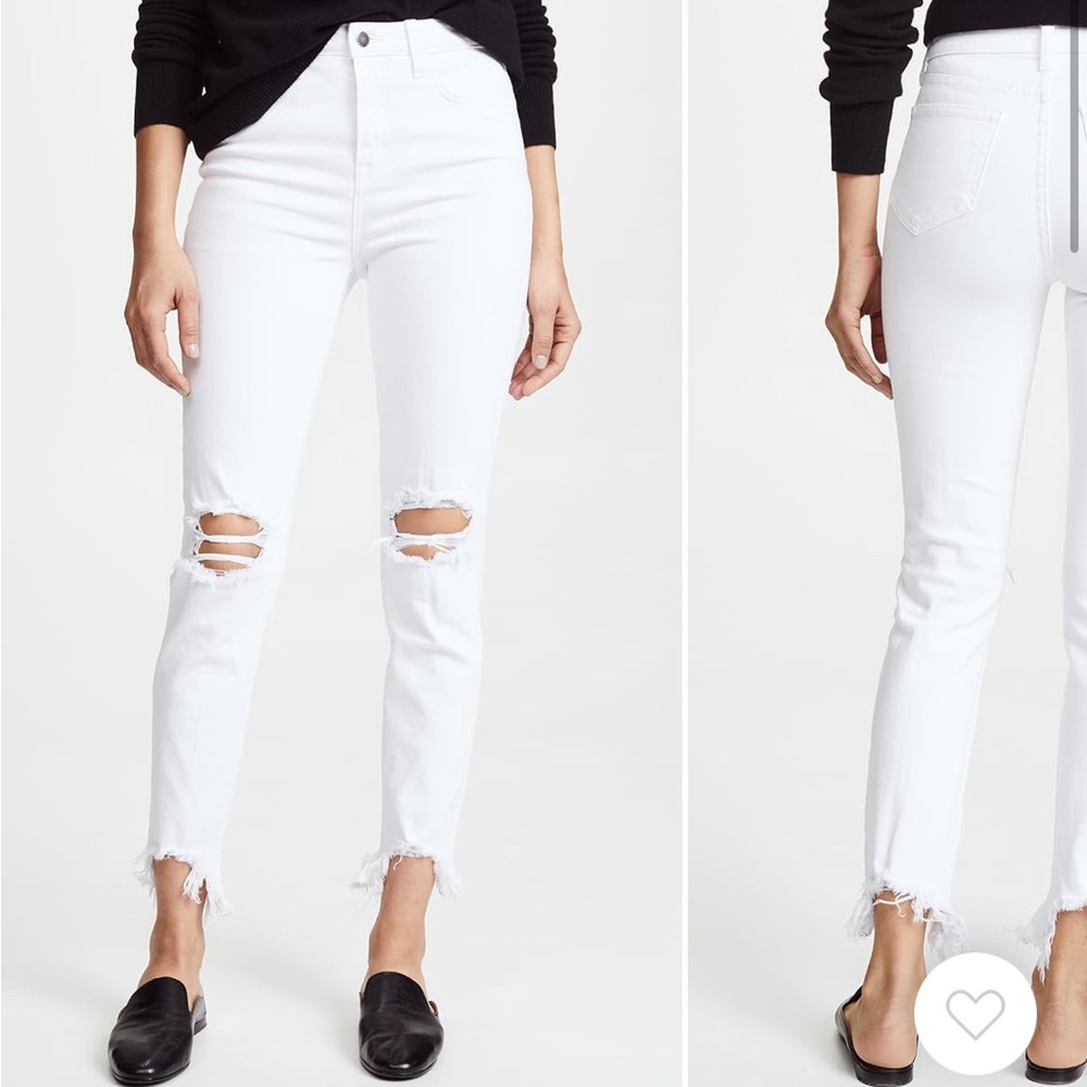 Lagence High Line Distressed Skinny Jean